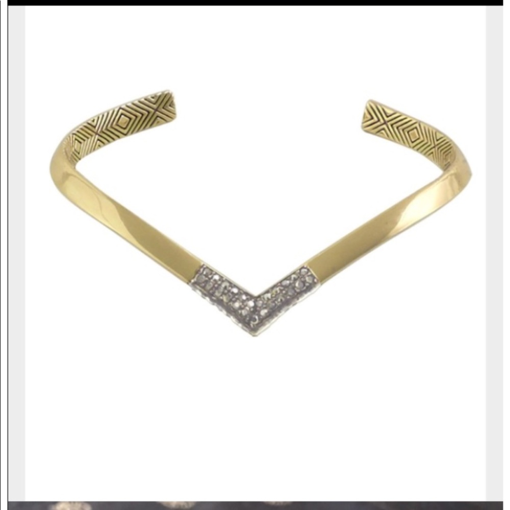 House of Harlow Bracelet Deco Angled Cuff